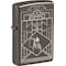 Zippo 2022N Zippo Supplement, Laser Engrave Art Deco, Black Ice ZIP-48247 - alternate 3
